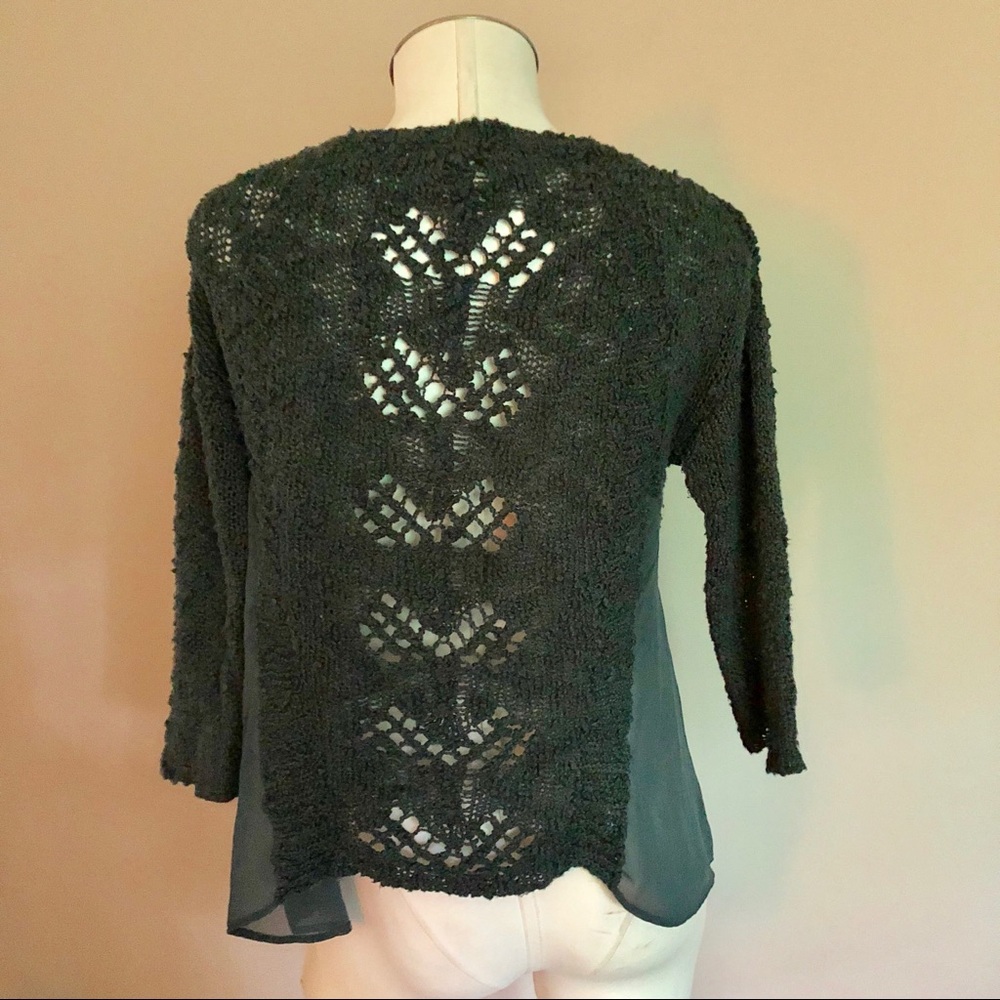 Anthropologie Knitted and Knotted Nubby Sweater - Picture 4 of 6